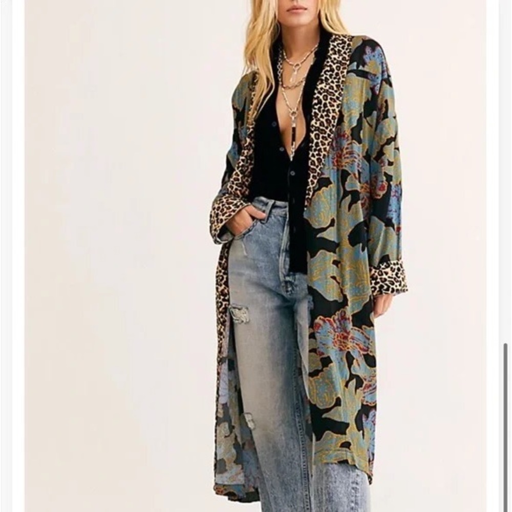Free People Wild Nights Wild Spirit Combo Duster NWT Medium SUPER RARE